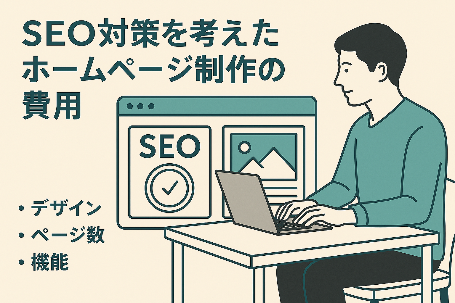 SEO対策を考えたホームページ制作の費用